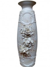 ваза Есения  белая лепка